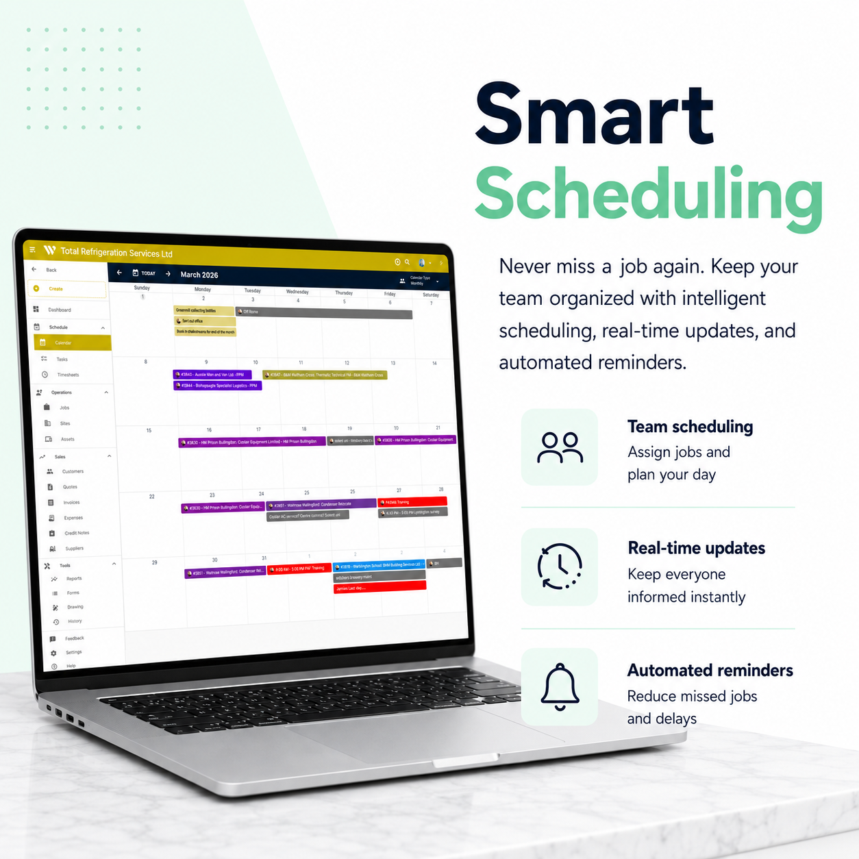 Schedule smarter in WorkBookPro
